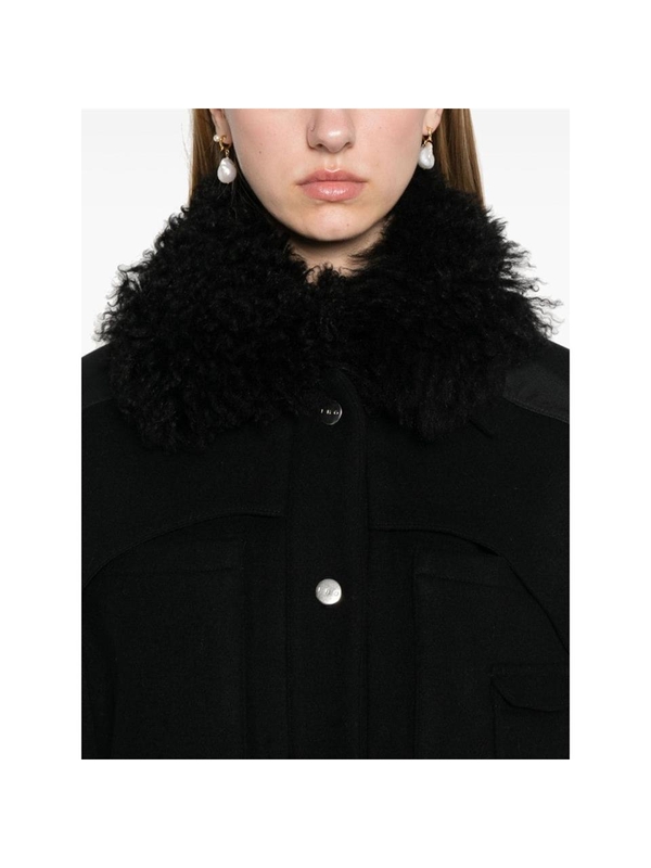 이로 FW24 Outerwear Iro DIASSA WM137 BLA01 BLACK