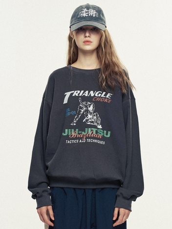 Triangle Choke Sweatshirt_Charcoal