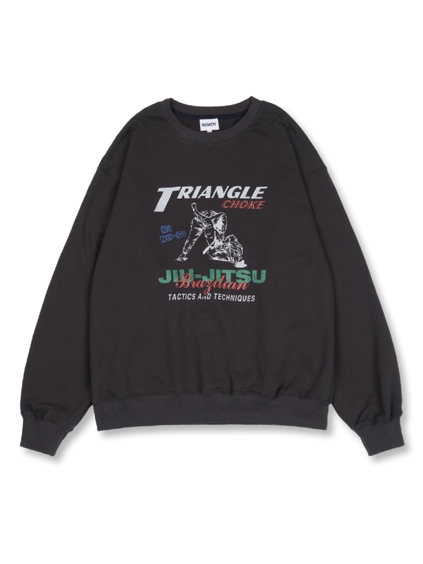 Triangle Choke Sweatshirt_Charcoal