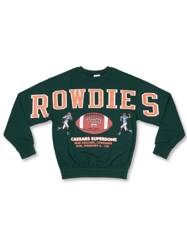 Rowdies Super-Bowl Banding Sweatshirt_Forest Green