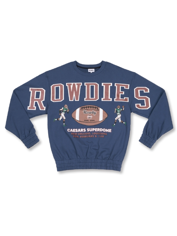 Rowdies Super-Bowl Banding Sweatshirt_Vintage Blue