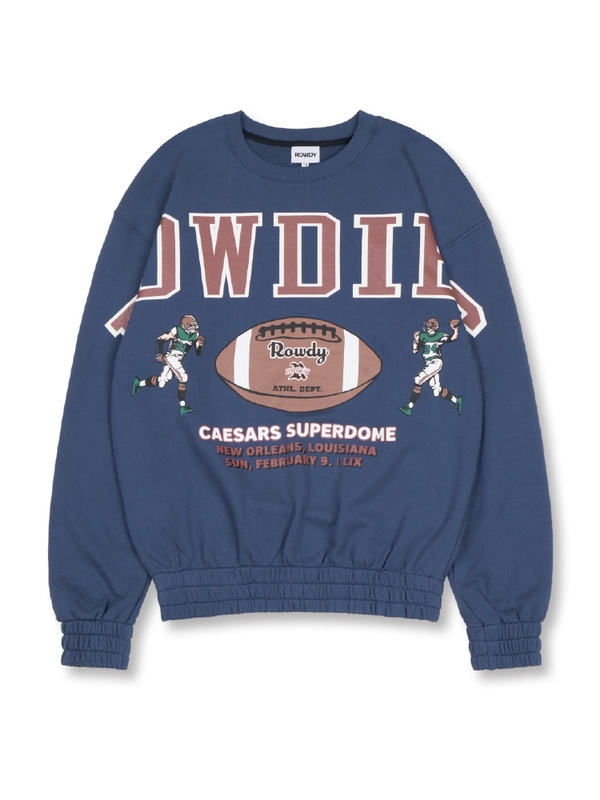 Rowdies Super-Bowl Banding Sweatshirt_Vintage Blue