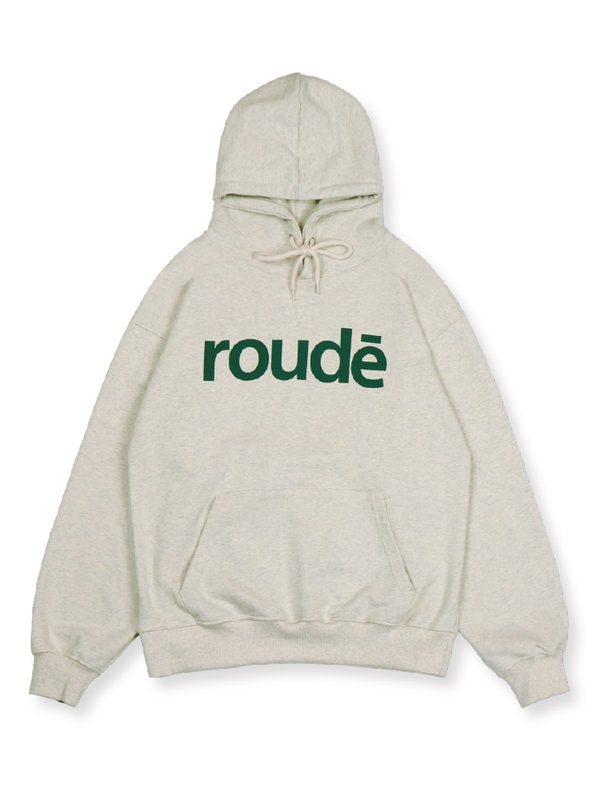 Rowdy Signature Logo Hoodie_Oatmeal