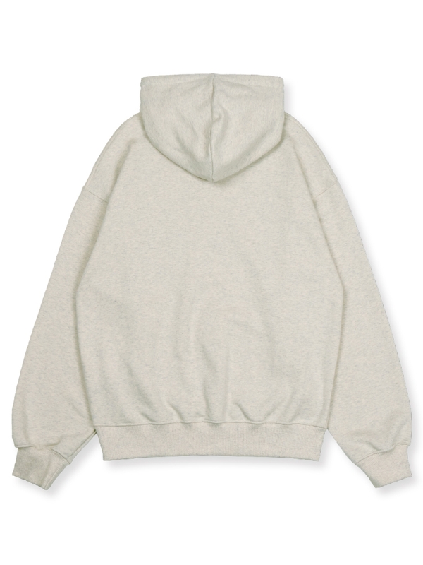 Rowdy Signature Logo Hoodie_Oatmeal