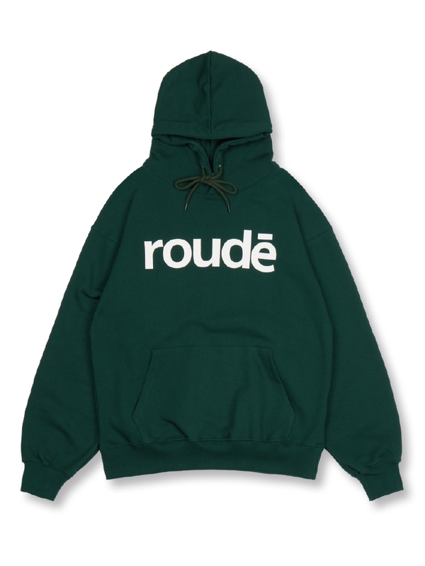 Rowdy Signature Logo Hoodie_Forest Green