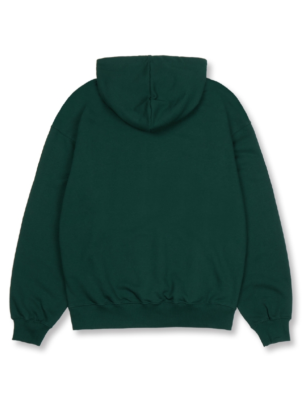 Rowdy Signature Logo Hoodie_Forest Green