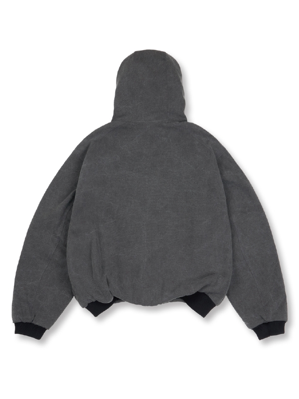 Legal alien washed hoodie Jacket_Shadow Grey