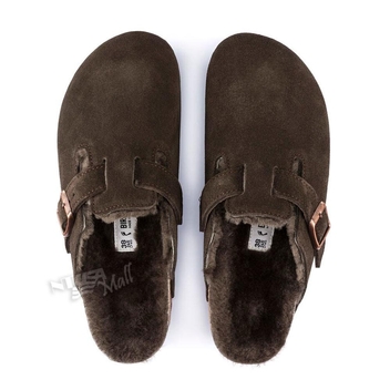 버켄스탁 NA 남녀공용 보스턴 레귤러 와이드 1020567 BIRKENSTOCK UNISEX BOSTON SHEARLING SUEDE LEATHER