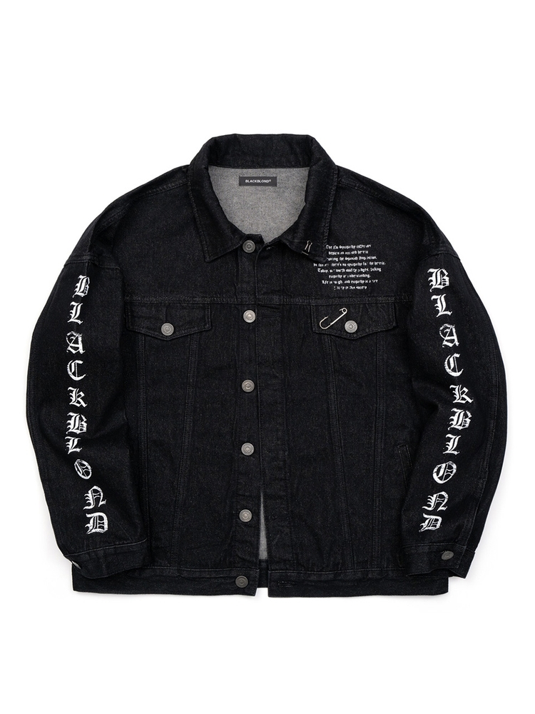 BBD Crushed Faith Denim Jacket (Black)