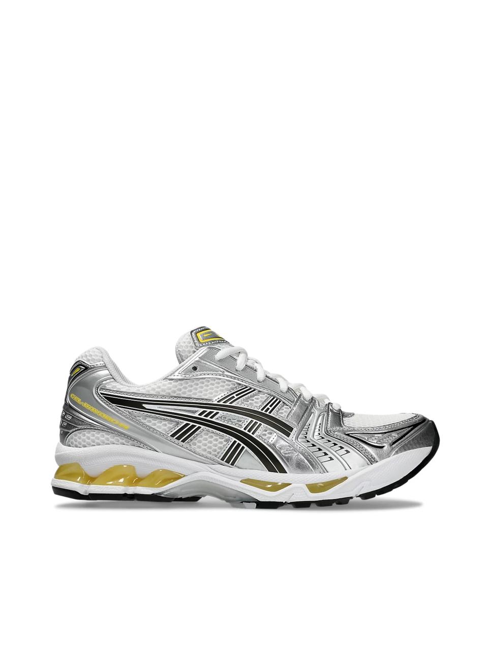 ASICS FW24 Gel Kayano 14 White Tai Chi Yellow 1203A537101 Grey