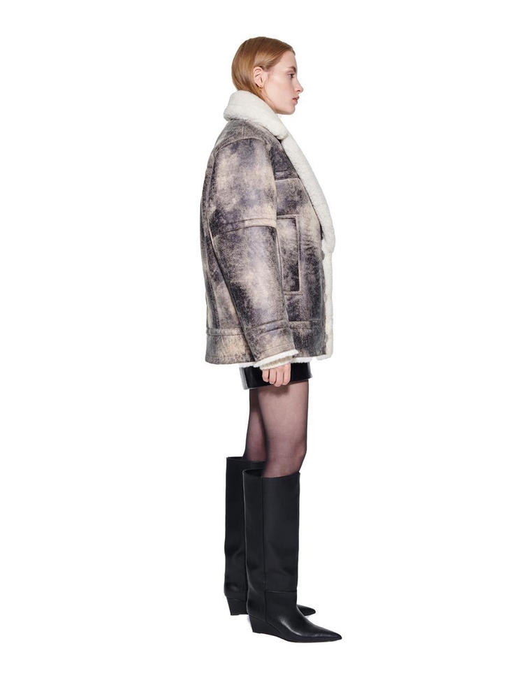 스탠드스튜디오 FW24 Louisa grey jacket 66325-907381040 Grey