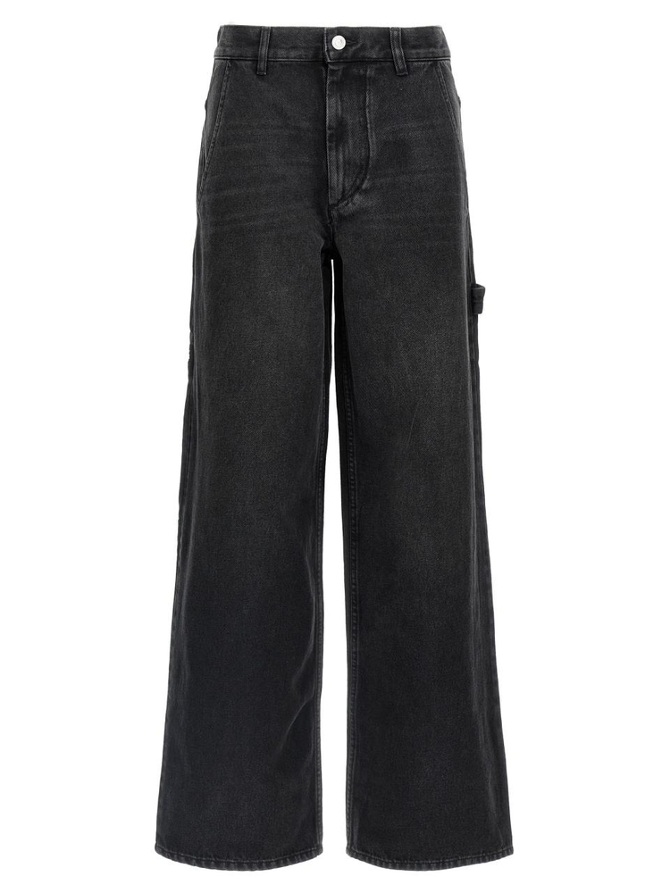 이자벨마랑 에뚜왈 FW24 Solene jeans PA0396FAB3H02E02FK Black  