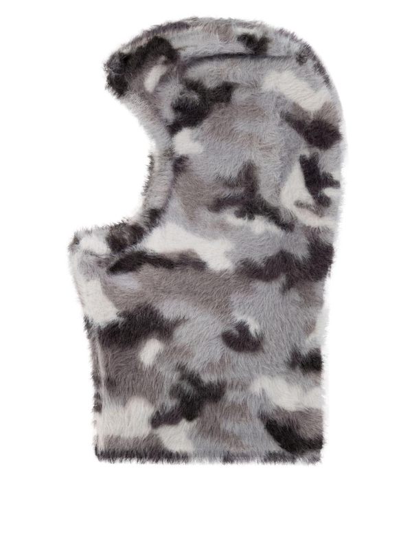 아크네 스튜디오 FW24 Camo balaclava C40381DRH Grey