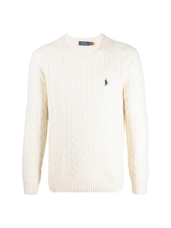 랄프 로렌 FW24 Sweater Ralph Lauren 710876762010  CREAM NEUTRALS