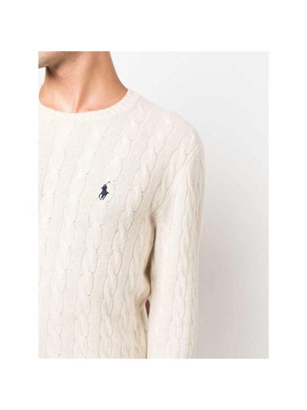 랄프 로렌 FW24 Sweater Ralph Lauren 710876762010  CREAM NEUTRALS