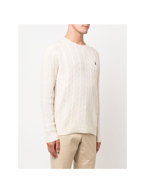 랄프 로렌 FW24 Sweater Ralph Lauren 710876762010  CREAM NEUTRALS