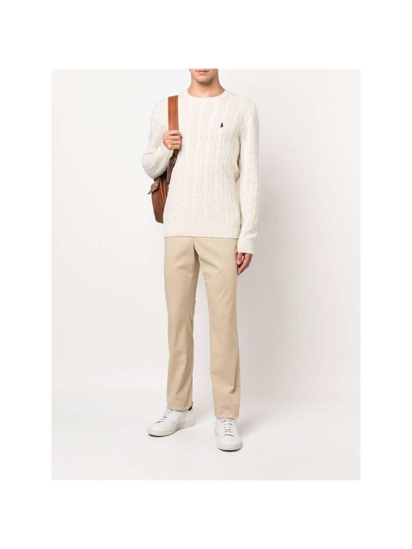 랄프 로렌 FW24 Sweater Ralph Lauren 710876762010  CREAM NEUTRALS