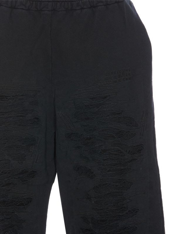 MM6 메종 마르지엘라 FW24 MM6 Maison Margiela Trousers Black S62KB0214M25004900 Black