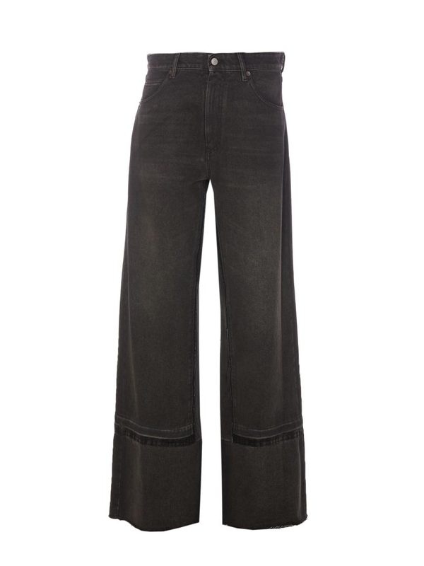 MM6 메종 마르지엘라 FW24 MM6 Maison Margiela Trousers Black SH2LA0010S30848962 Black