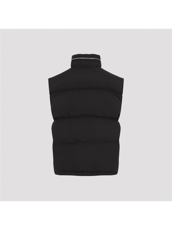 아미 FW24 Ami Down vest with hood HJK703.PA0009 Black