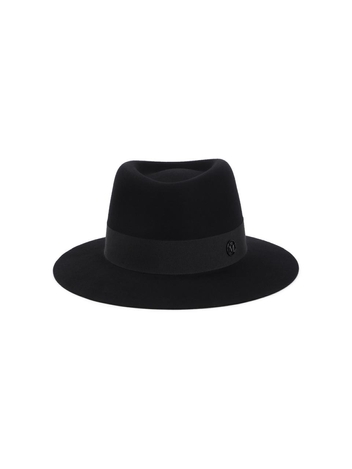 메종미쉘 FW24 Maison Michel Wool Felt Andre Hat 1003081001 Black