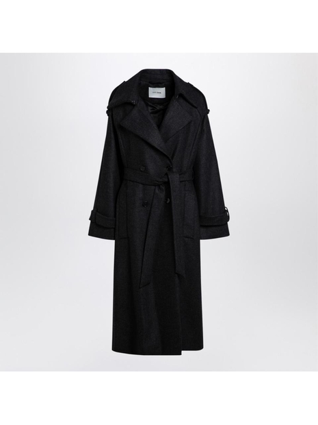 아이비앤오크 FW24 IVY OAK Anthracite grey wool overcoat IO111147WO Grey