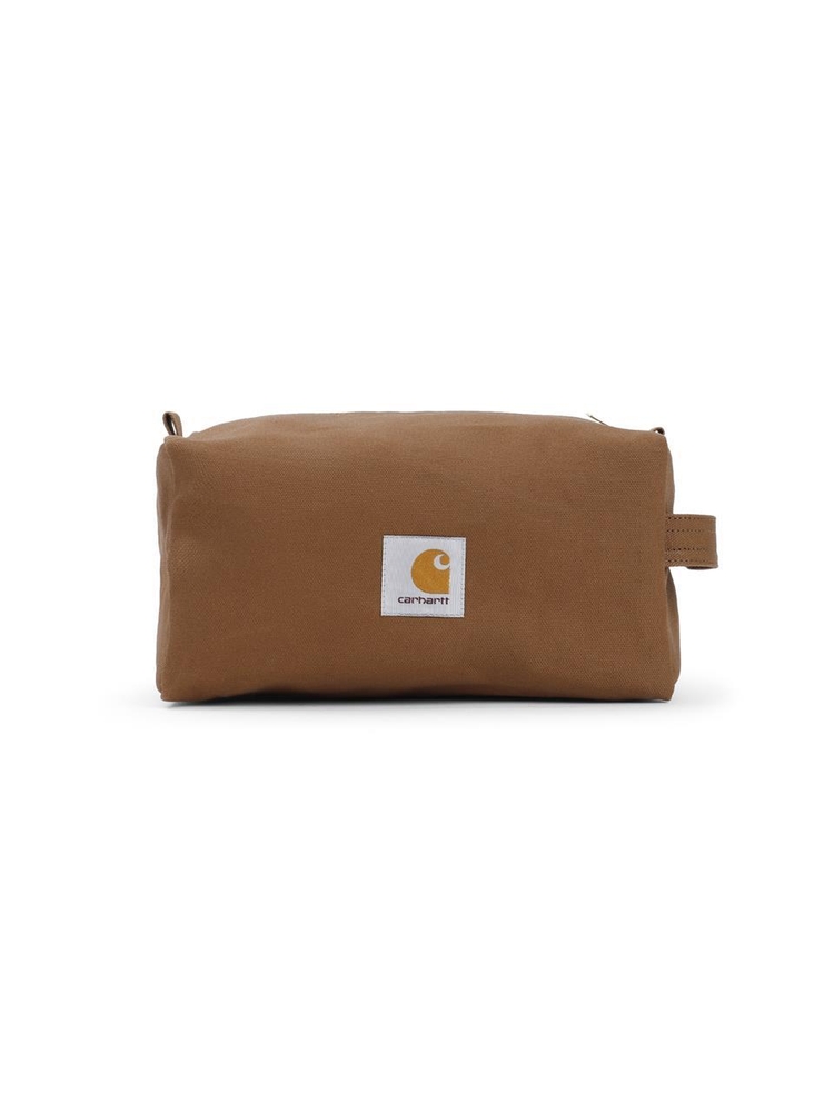 칼하트 FW24 Carhartt Wip Canvas Washbag I034139HZXX Brown