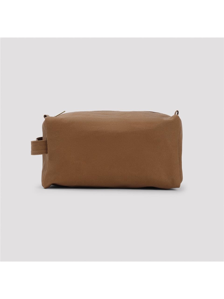 칼하트 FW24 Carhartt Wip Canvas Washbag I034139HZXX Brown