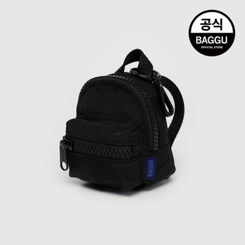 BAGGU 바쿠 키링 백팩 참 블랙