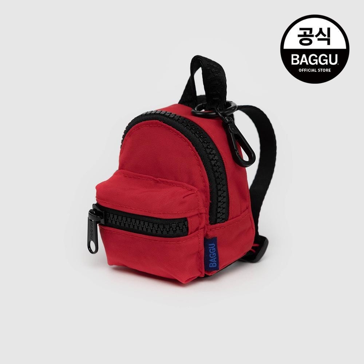 BAGGU 바쿠 키링 백팩 참 캔디 애플