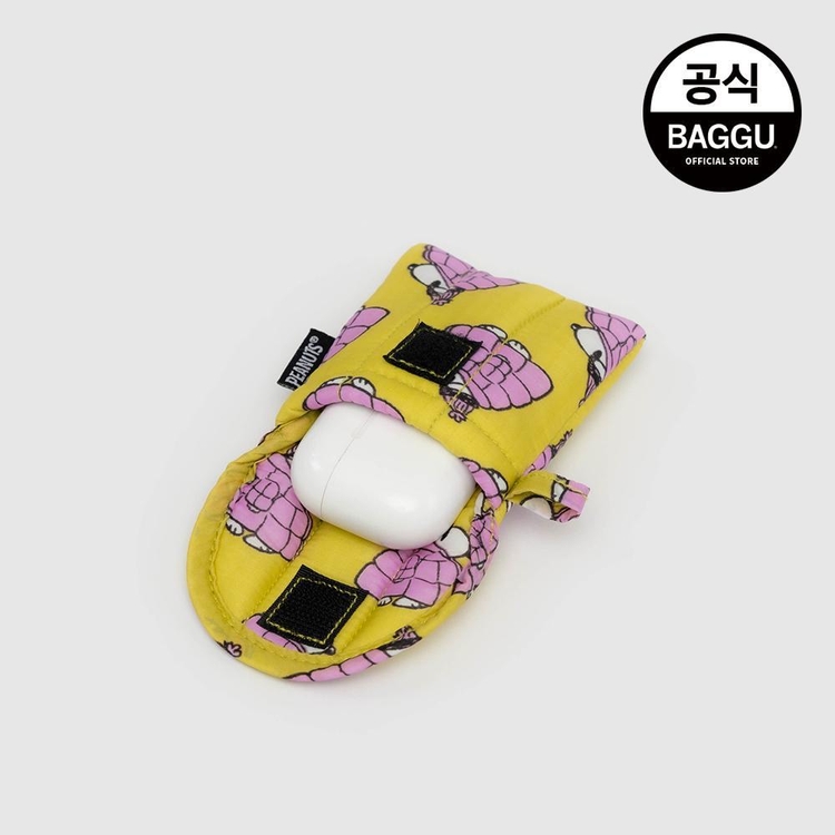 BAGGU 바쿠 에어팟 버즈 케이스 미니 푸퍼 스누피