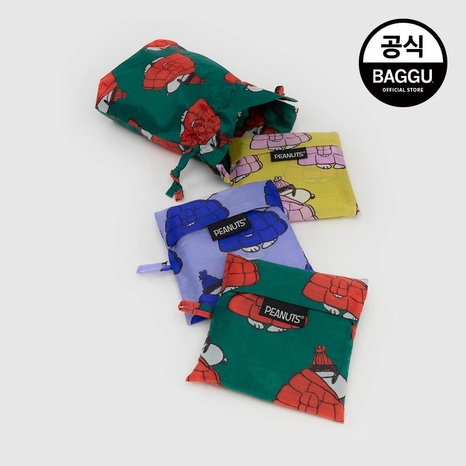 BAGGU 바쿠 스탠다드 푸퍼 스누피 3SET