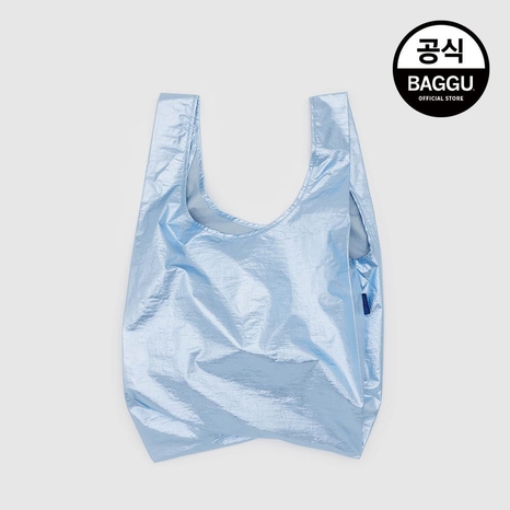 BAGGU 바쿠 스탠다드 메탈릭 라이트블루