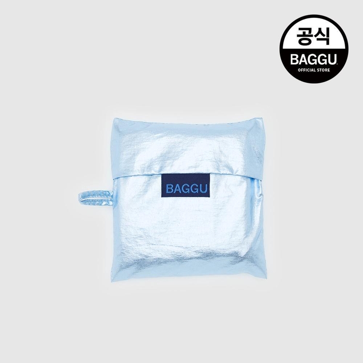 BAGGU 바쿠 스탠다드 메탈릭 라이트블루