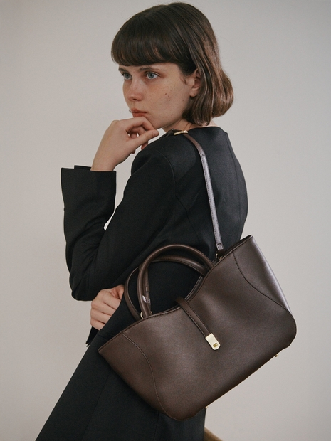 load small bag - dark brown