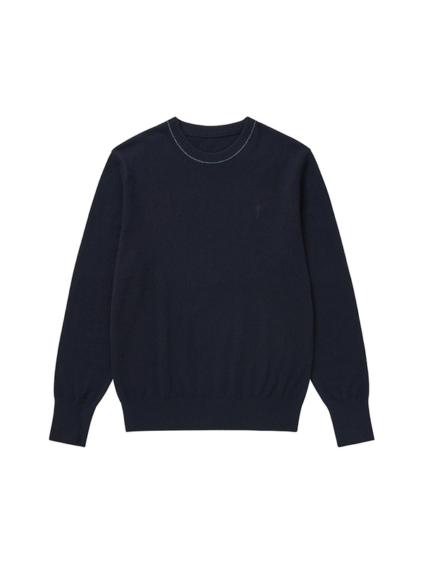 Basic Crewneck Knit_Navy