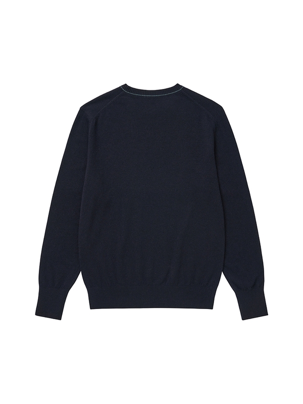 Basic Crewneck Knit_Navy