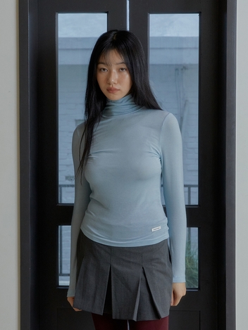 BASIC TENCEL POLAR T-SHIRT (LIGHT BLUE)