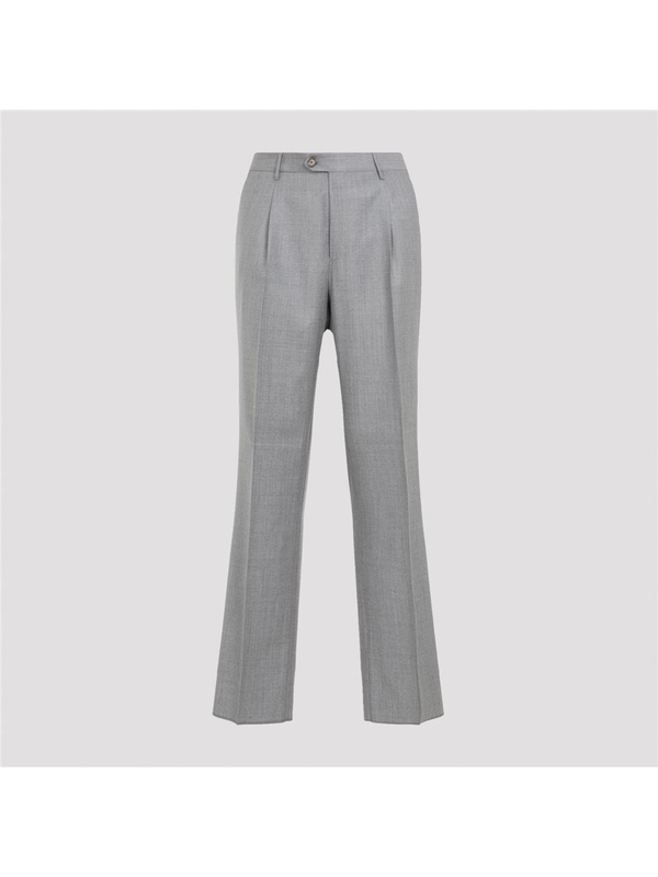 에트로 FW24 Etro Single Pleat Pants MREA0023.99TU2H5 Grey