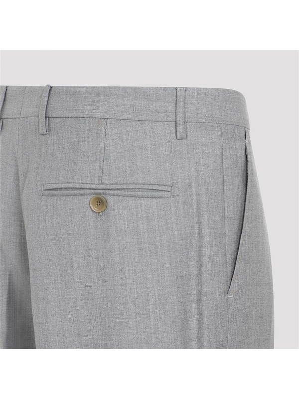 에트로 FW24 Etro Single Pleat Pants MREA0023.99TU2H5 Grey