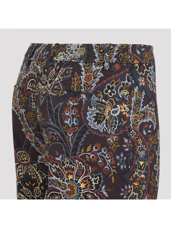 에트로 FW24 Etro Cady Printed Pants WREA0033.99SADC6 Multicolour