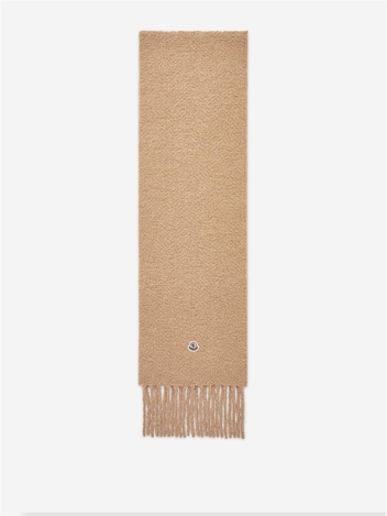 몽클레르 FW24 Alpaca Logo Scarf J2093 3C00017-0U357 One Color