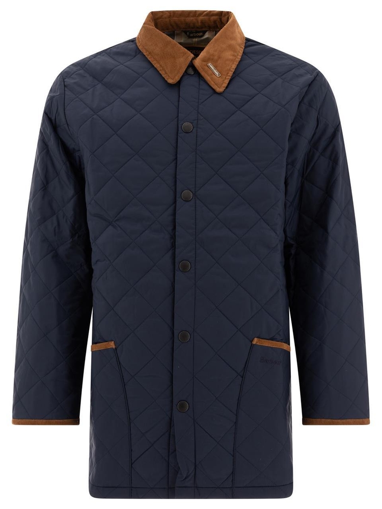 바버 FW24 Liddesdale quilted jacket MQU1816MQUNY71 Blue