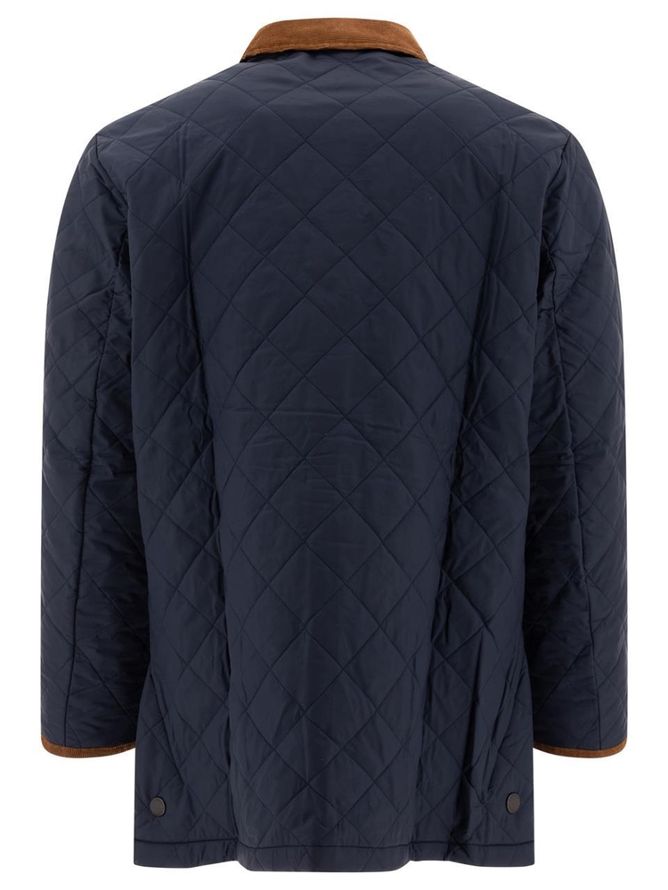 바버 FW24 Liddesdale quilted jacket MQU1816MQUNY71 Blue