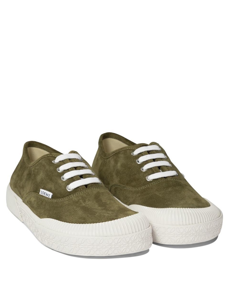 로에베 FW24 Terra Vulca sneakers M616284X028795 OLIVE Green