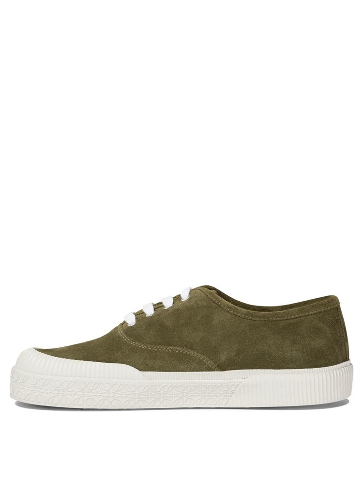 로에베 FW24 Terra Vulca sneakers M616284X028795 OLIVE Green