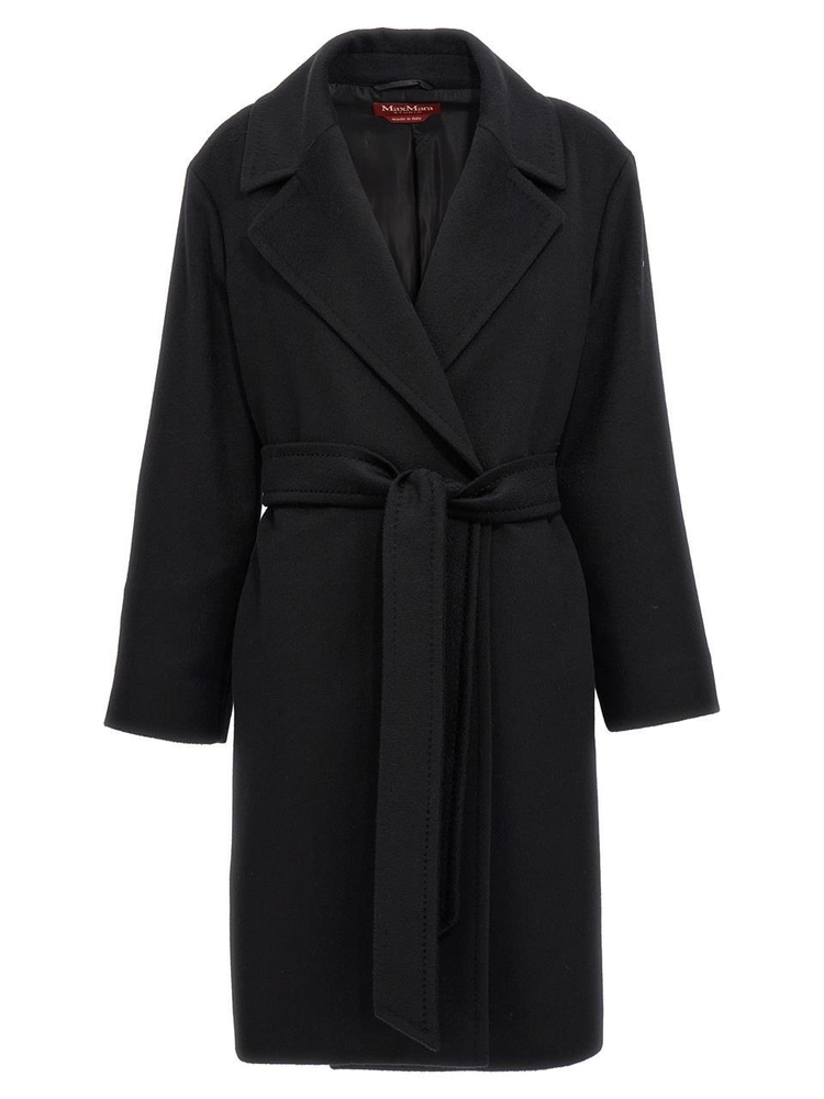 막스마라 스튜디오 FW24 Pazzo coat PAZZO010 Black  