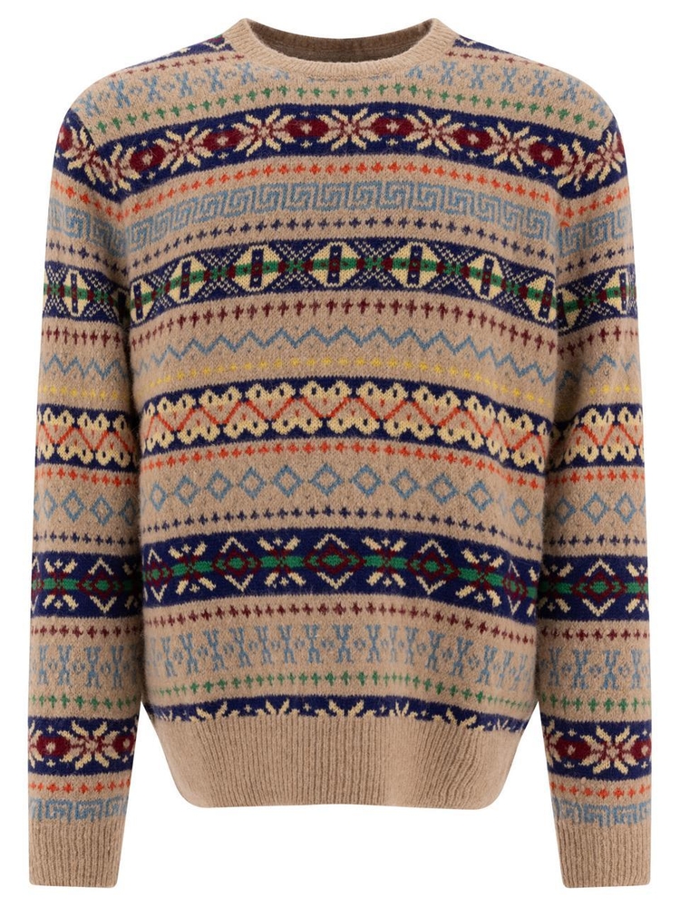 폴로 랄프로렌 FW24 Fair Isle sweater 710949291001OATMEAL COMBO Beige