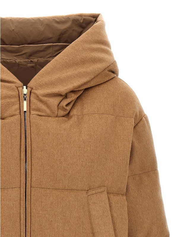 막스마라 더 큐브 FW24 Dalia reversible down jacket DALIA001 Beige