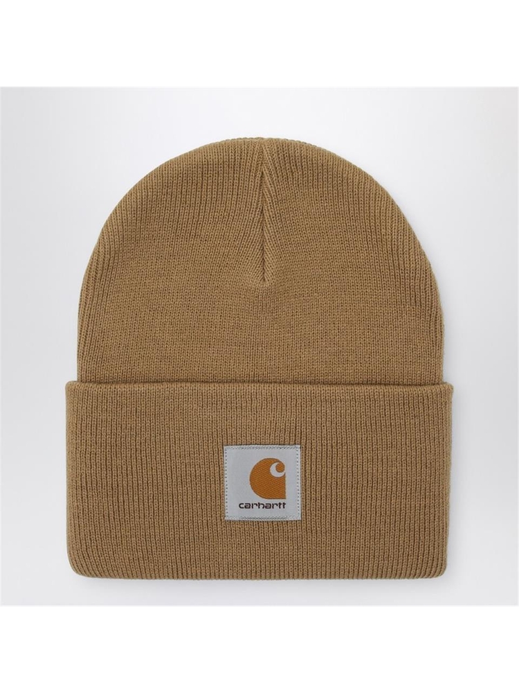 칼하트 FW24 Carhartt WIP Beige bonnet with patch logo I020222PL Brown